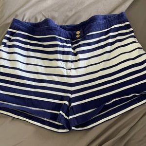 Tommy Hilfiger blue and white stripped shorts